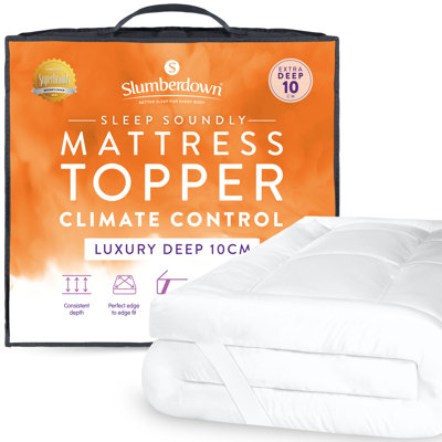 Sleep Soundly Climate Control Extra Deep 10cm Mattress Topper