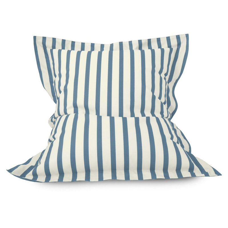 3-5 Refillable Bean Bag Chair, Blue, 135cmH x 110cmW x 50cmD
