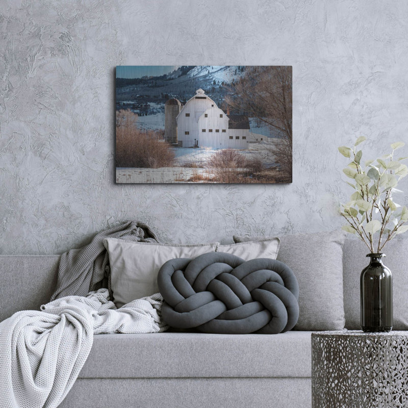  «Mcpolin Barn Park City Utah» par Epic Portfolio, art mural en métal, 36 po x 24 po, H 24 po x l 36 po