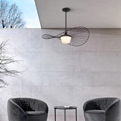 New Wave LED Pendant for Indoor/Outdoor Use, 5-CCT Selectable, Dimmable