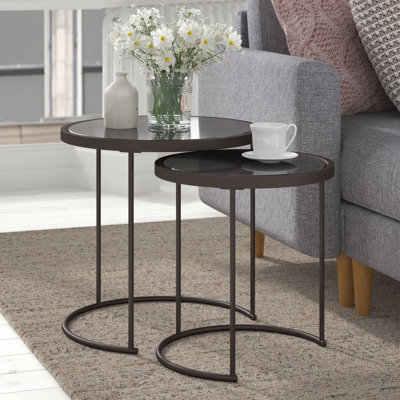 2 Bisa glass coffee tables