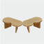 Table basse moderne en panneau de fibres à densité moyenne, utilisée dans les salons, les chambres à coucher et les bureaux
