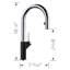 Robinet de cuisine à double jet Urbena-54930176