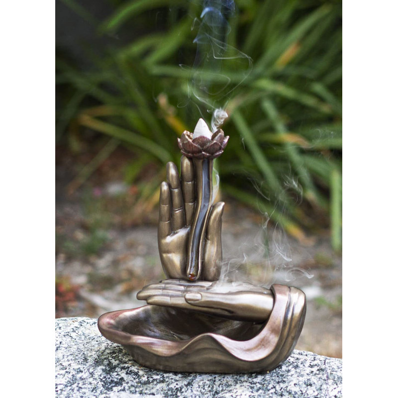Figurine de brûleur d'encens Zen Yoga Bouddha