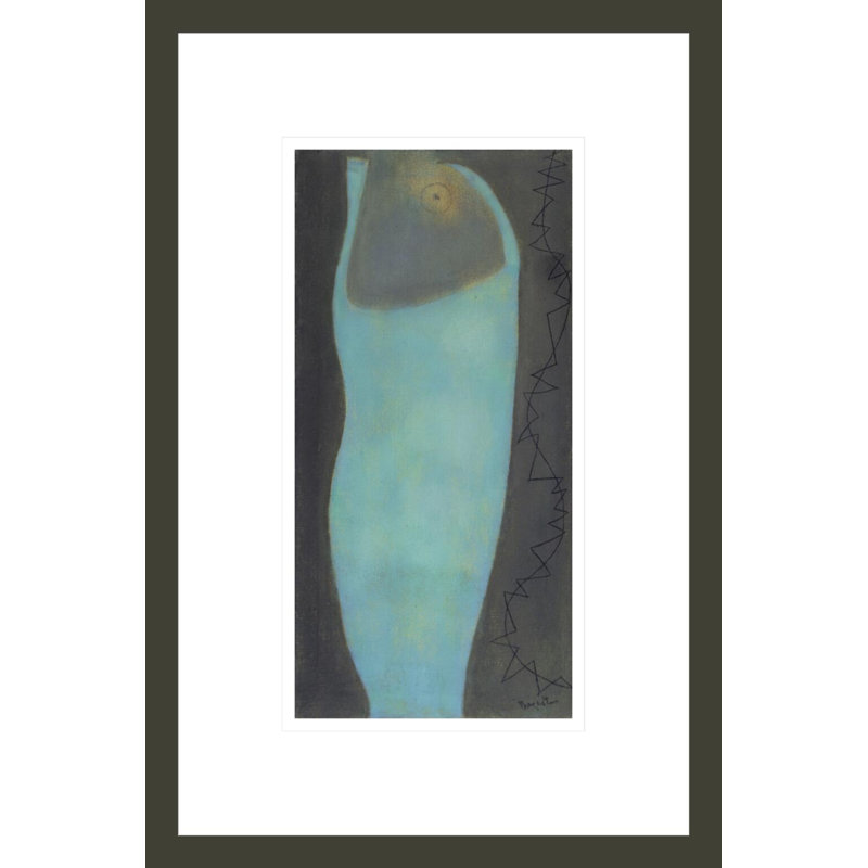 «Dusk» par William Baziotes - Estampe numérique encadrée, H 16,75 po x l 11,11 po
