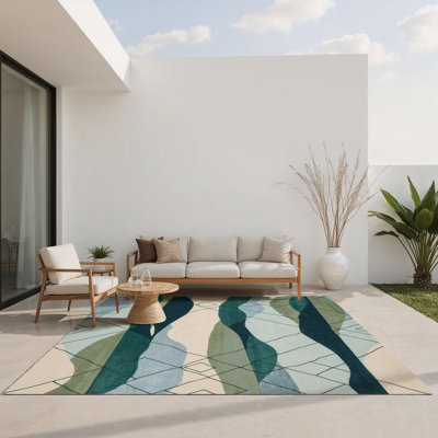 Tapis intérieur et extérieur Cosmic Drift