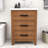 Rahi Freestanding Bathroom Vanity Cabinet with Single Sink and Drawers