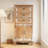 Rustic Wooden Storage Cabinet-2050833911