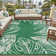 Ellie Outdoor Braided Floral Area Rug