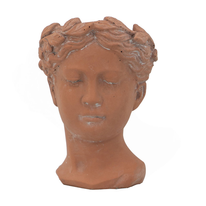 Pot à fleurs avec tête D6x9