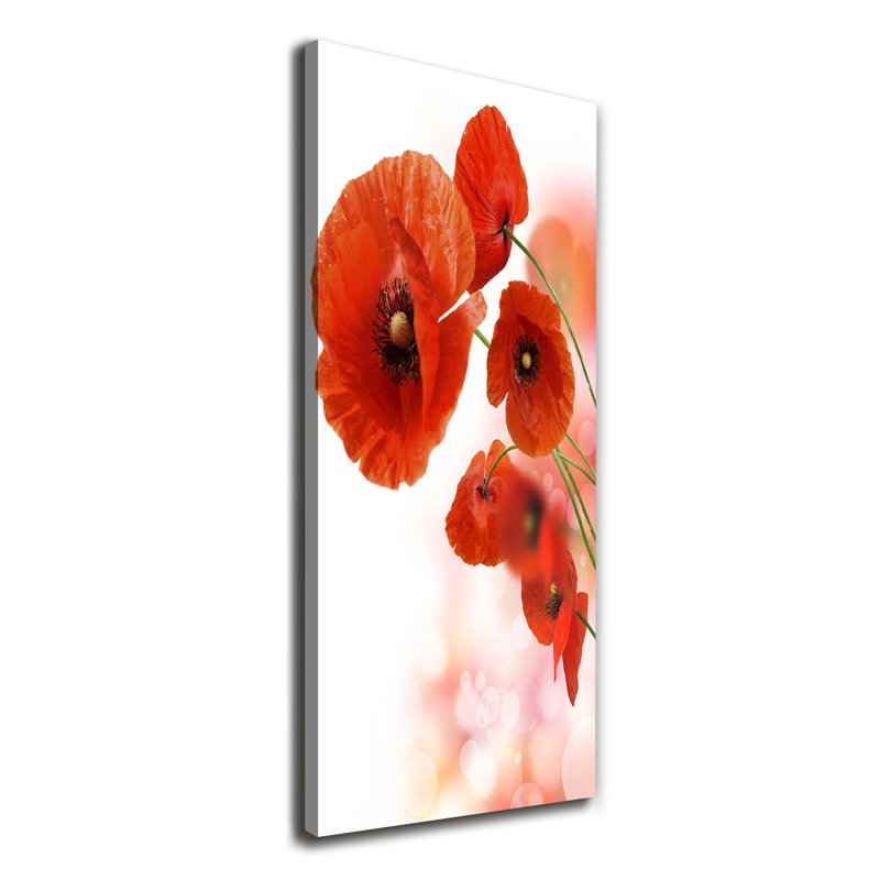 Poppy Field - Wrapped Canvas Print