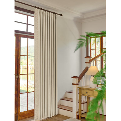 Allison Velvet Room Darkening Curtain Pair (Set of 2)