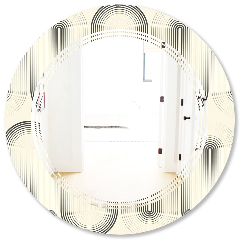 Miroir mural Triple C Curved Minimal, 31,5 po x 31,5 po