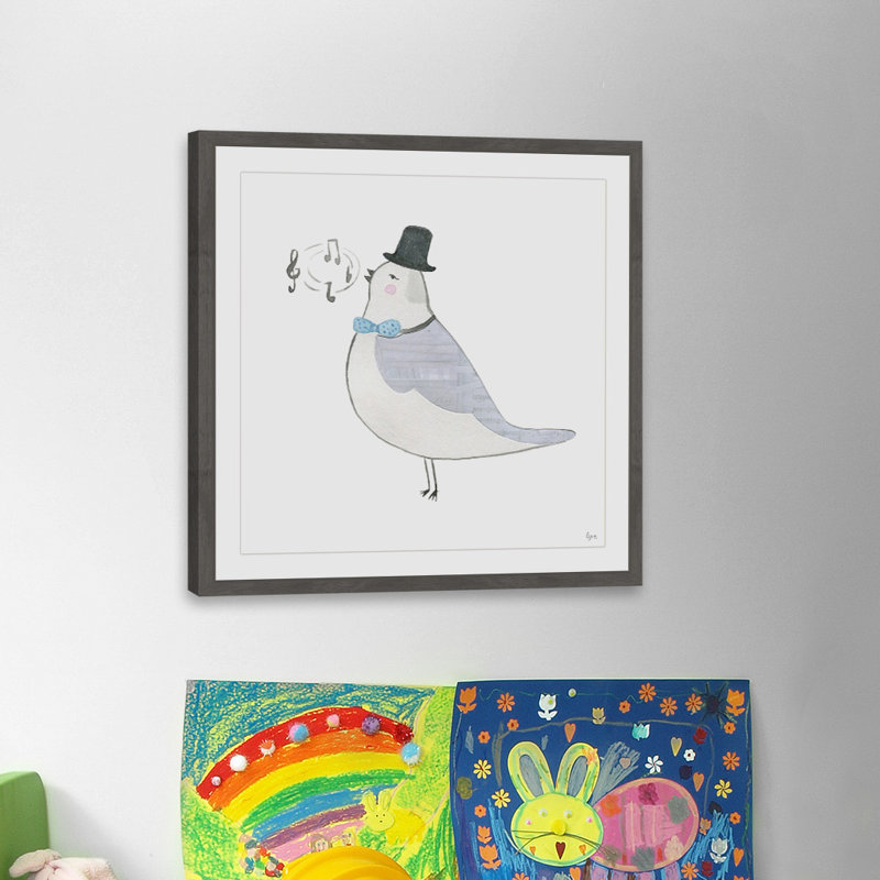 «Classic Bird II», reproduction encadrée, H 24 po x l 24 po x P 1,5 po