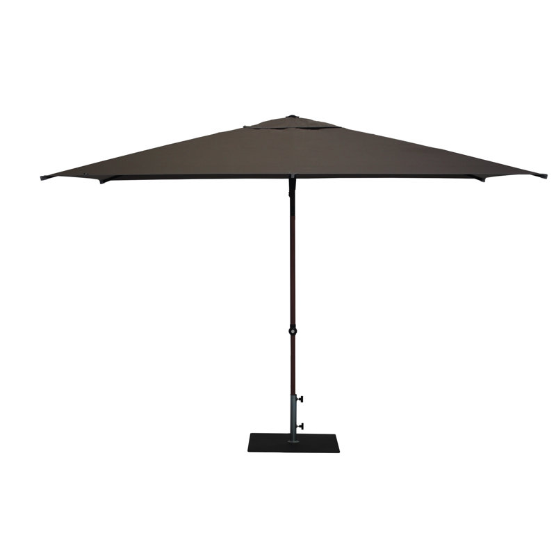 Aolaith 300cm X 200cm Rectangular Market Parasol, Taupe