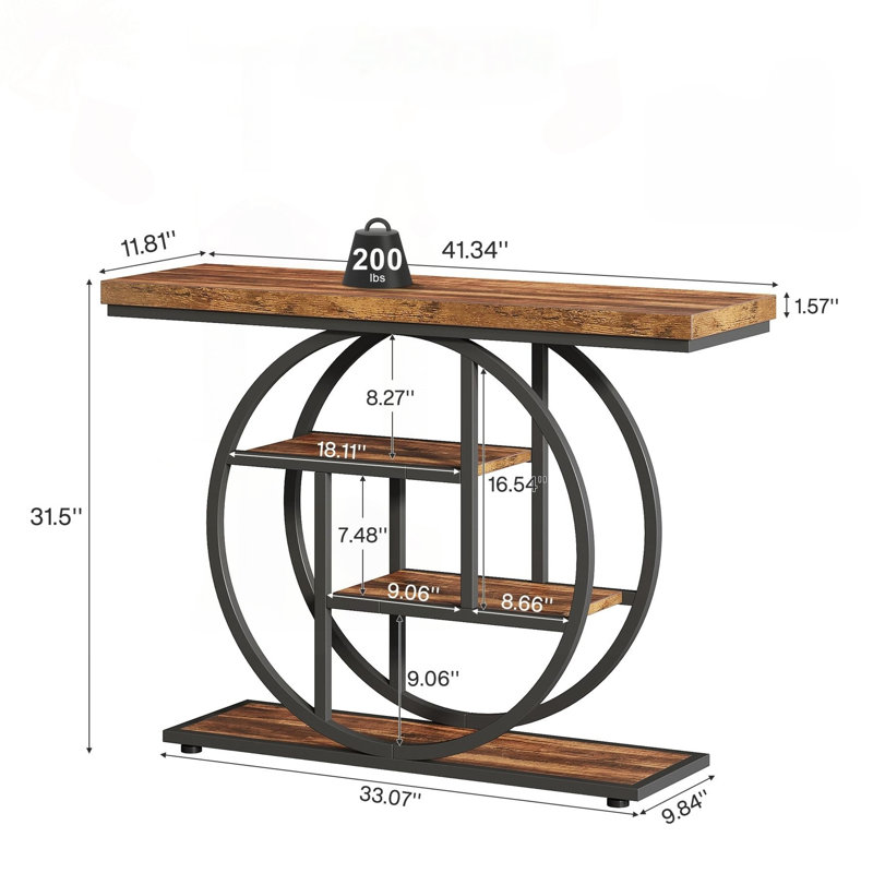 Console industrielle 41,3 "avec base circulaire