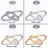 Daveonte 3 - Light LED Tiered Chandelier-441781056