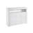 Aube White 3 Door Sideboard Buffet with Lights . Glossy 