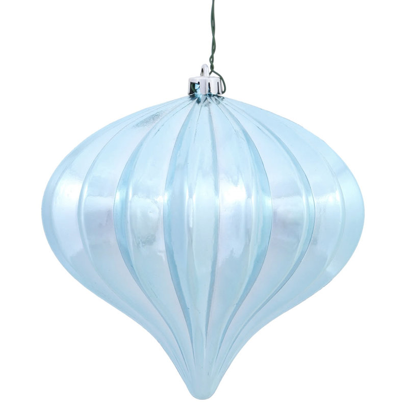 Ornement de Noël 5,7 po UV, Bleu bébé 1