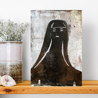 Contemporary Art Abstract Gothic Industrial Portrait Wall Art