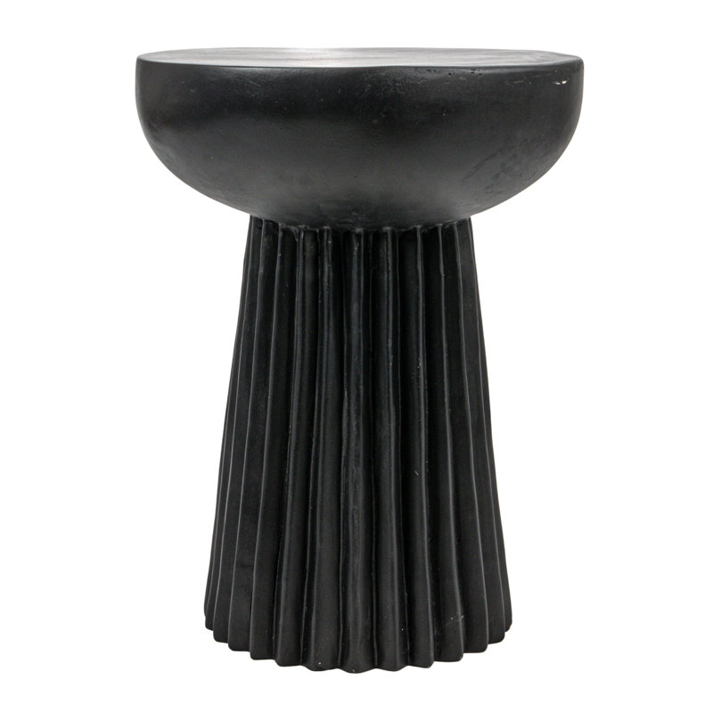 Table d'appoint en oxyde de magnésium, Noir