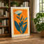 Bloom in Orange Botanical - Wrapped Canvas-909382598-909382604