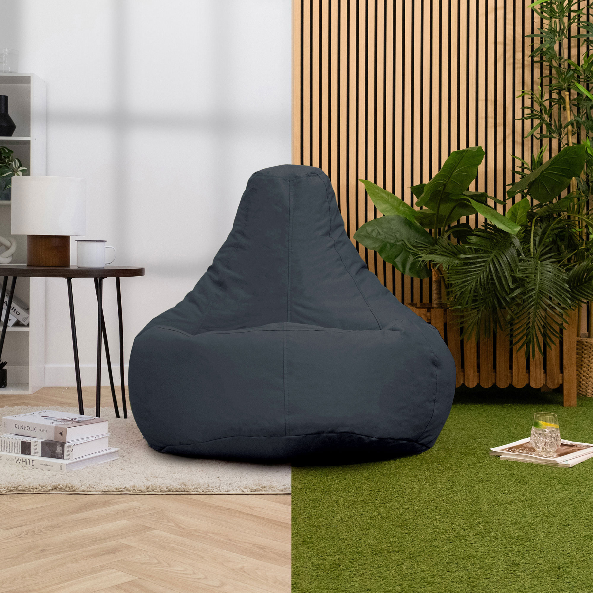 Bean Bag Bazaar icon Oslo Water-Resistant High Back Recliner Bean Bag ...