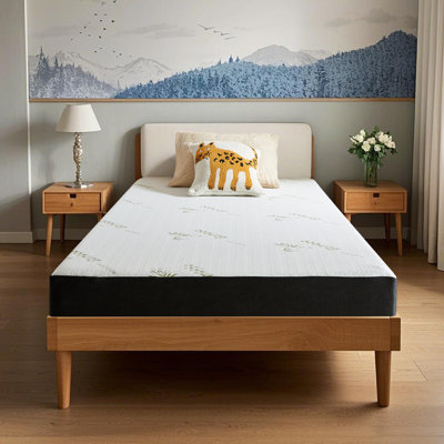 Memory Foam Mattress Medium Feel With Removable Cover by Alwyn Home