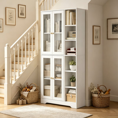 4 -Door Rectangle Accent Cabinet