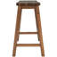 Tabourets de cuisine rustiques en bois à hauteur de comptoir 2 pièces pour petits espaces, parfaits pour les sièges confortables et élégants