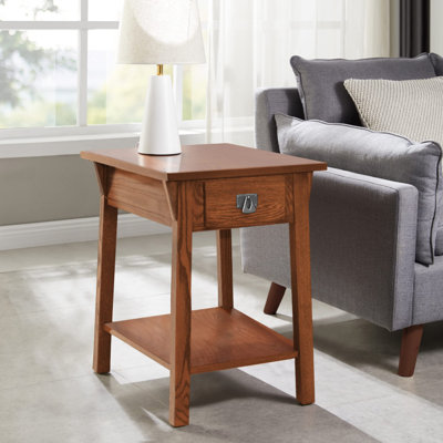 Mission Solid Wood Side Table