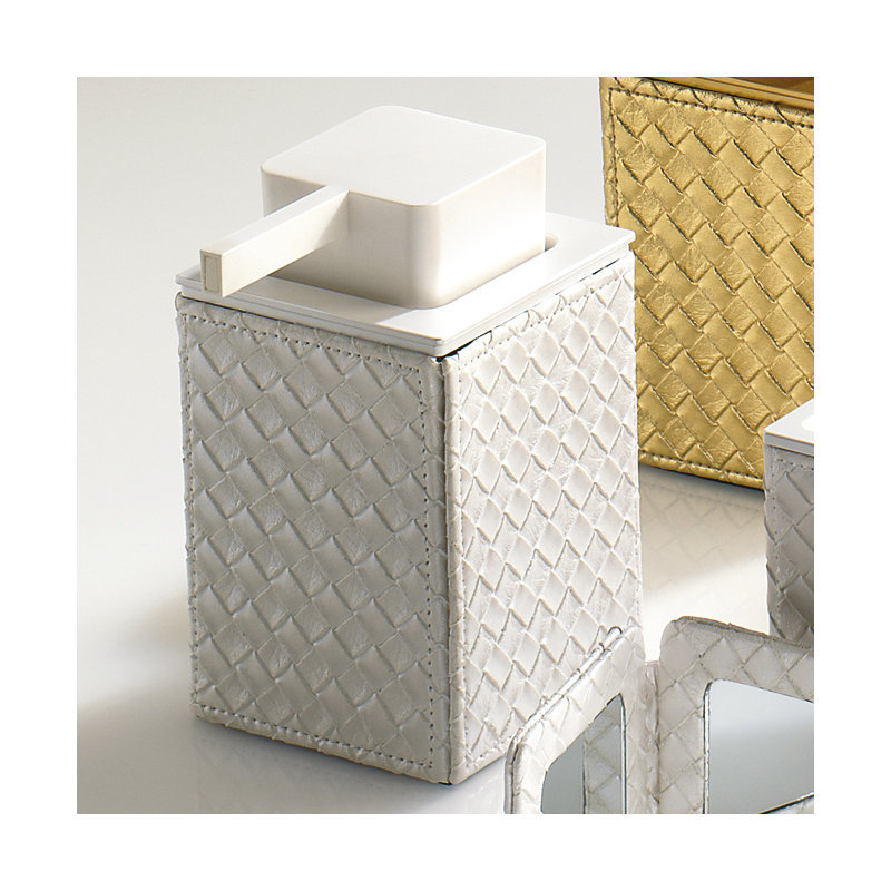 Dukes Soap Dispenser, White Pearl