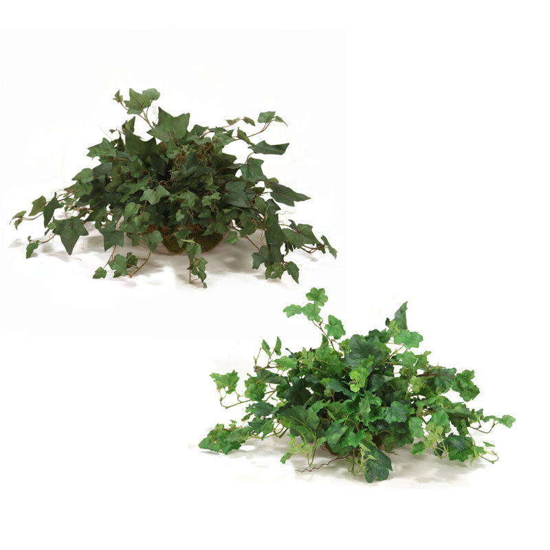 8'' Faux Ivy Grass in Terracotta Pot