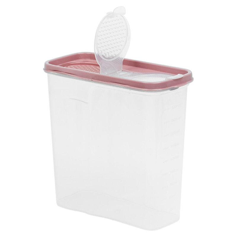 Kacie Food Storage Container, Pink/White