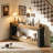 63" Console Table, Farmhouse Wood Sofa Table Behind Couch