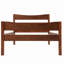 Wood Platform Bed With Headboard And Wooden Slat Support
