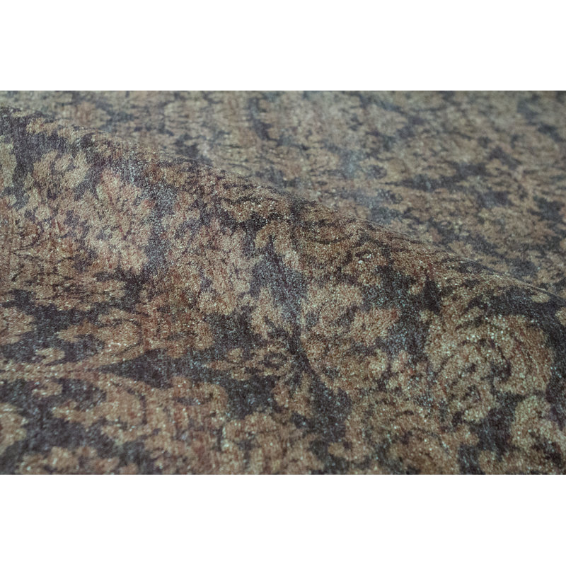 Hand Woven Wool Damask Area Rug
