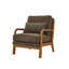 Fauteuil d'appoint rembourré 26 po de large avec coussin lombaire-800168344