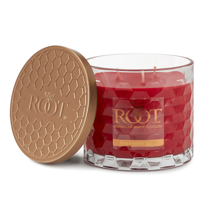 Strawberry Fields Scented Jar Candle, 12 oz