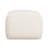 Upholstered Square Ottoman,White,Boucle