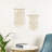Handmade Boho Abstract Wall Decor on Fabric