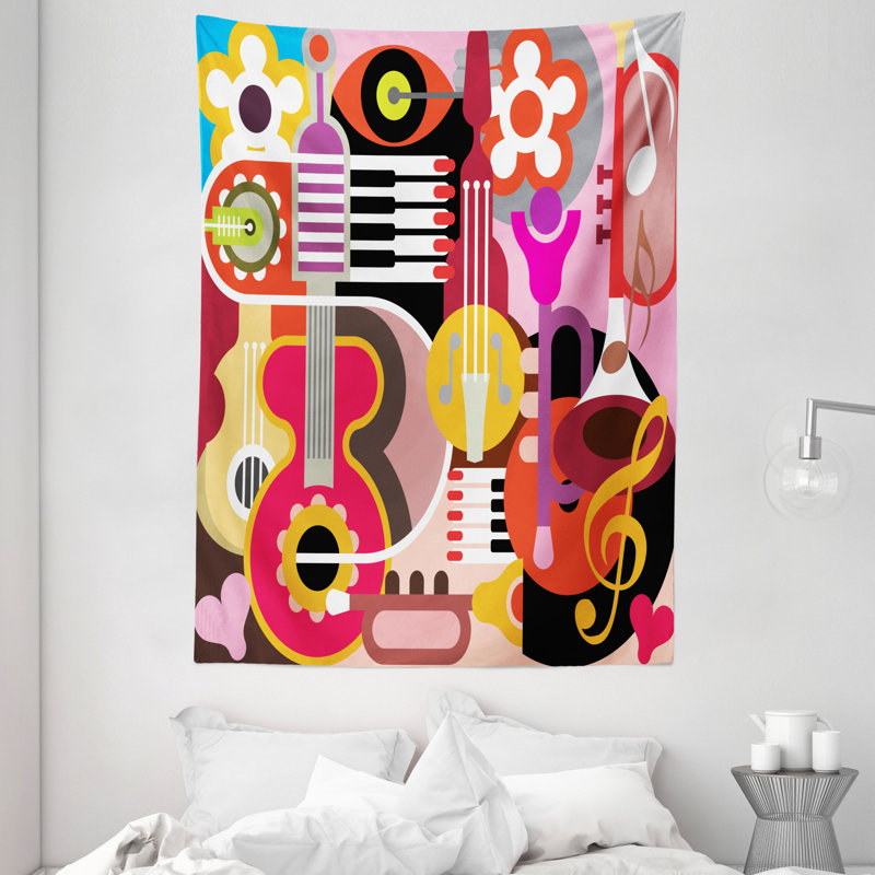 Tapisserie en polyester, H 80 po x l 60 po
