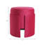 Repose-pieds pouf moderne en bois avec repose-pieds en velours