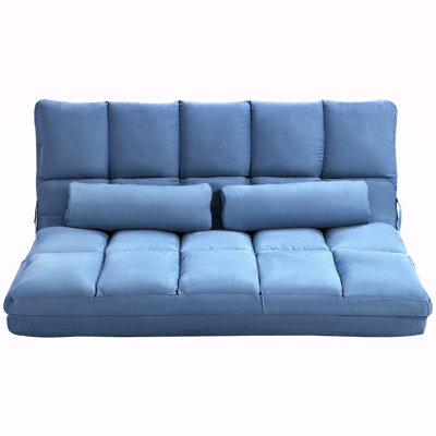 Canapé-lit convertible, fauteuil inclinable rembourré avec coussin pour le salon et la chambre à coucher