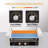 Winado Non Stick Hot Dog Roller & Panini Press with Glass Lid