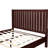 Graham Wooden Platform Bed with Slatted Headboard-87380370-87380363