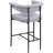 Malin Upholstered Counter Stool with Metal Frame-521541515