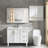 Metal Framed Rectangular Bathrrom Mirror For Wall-173291888-173291890
