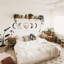 5 pièces de décoration murale scandinave décorative en acrylique miroir d'intérieur design d'intérieur en bois lune phase miroir bohème décoration murale pour la maison salon chambre à coucher - acrylique, pas vrai miroir (beige)