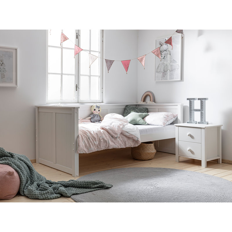 Popel Solid Wood Daybed, White